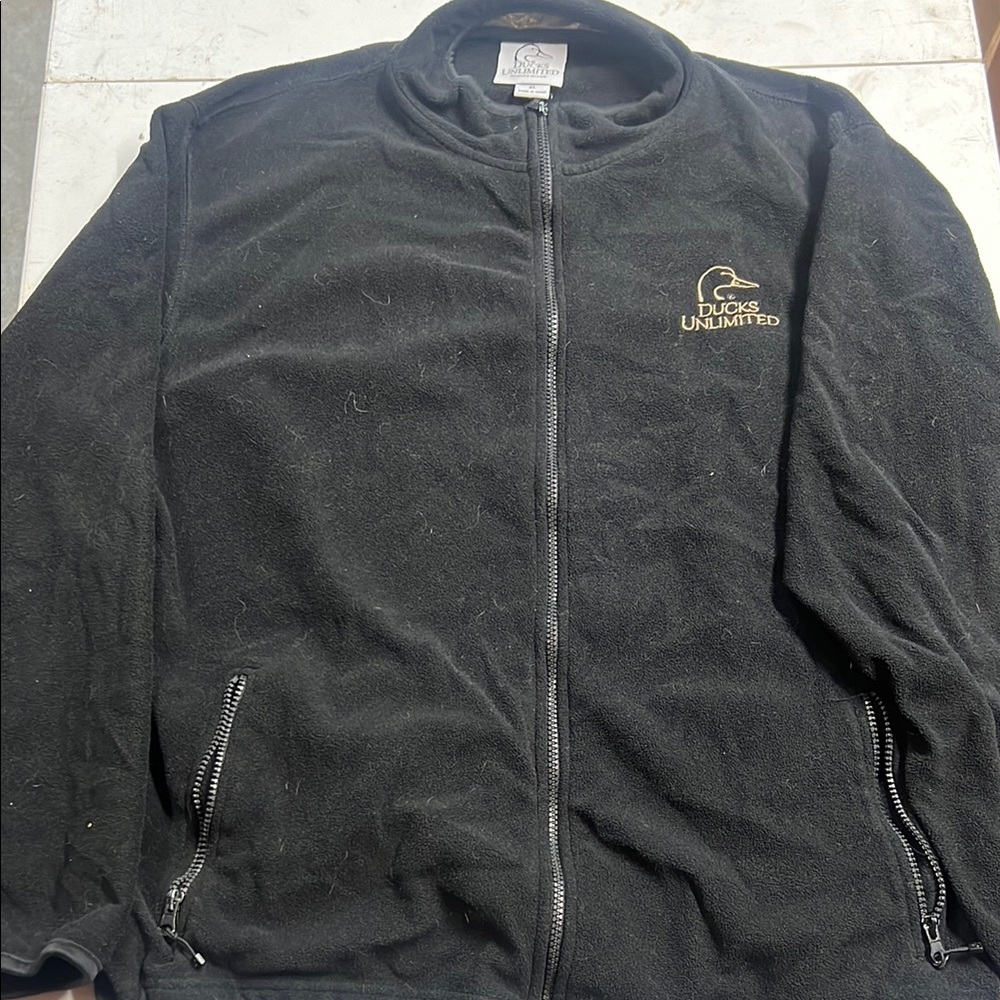 Black Performance Jacket with Stand-Up Collar and Modern Cut